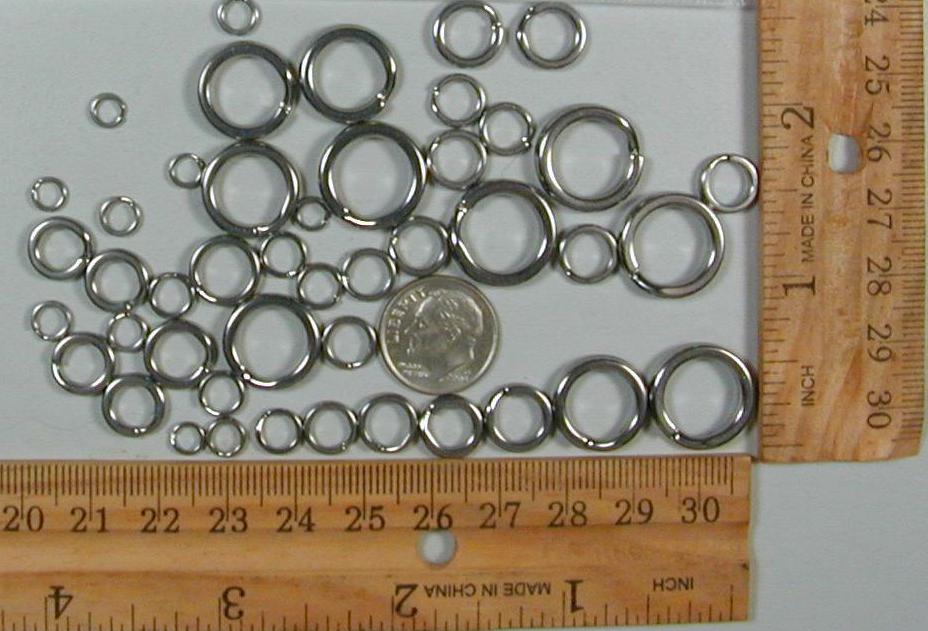 Stainless Steel Split Ring assortments